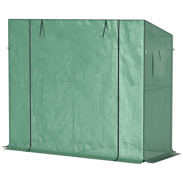 Hivvago 6.6 ft Portable Outdoor Greenhouse