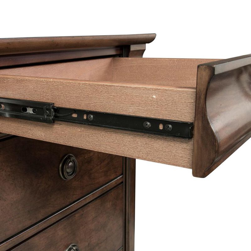 Liberty Furniture Rustic Traditions 8 Drawer Dresser in Rustic Cherry image number 3