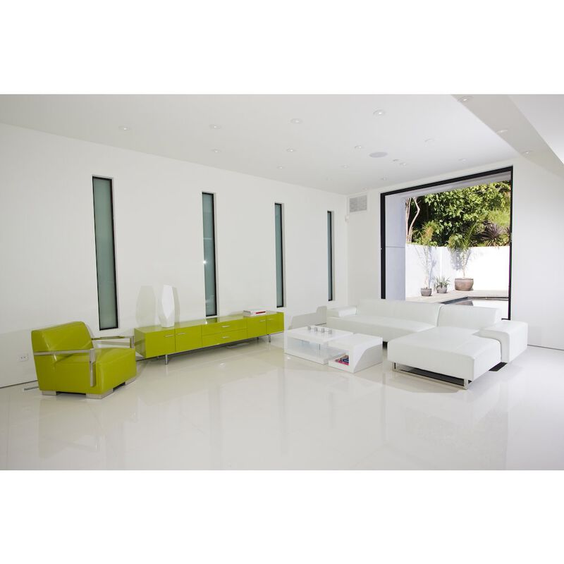 Pangea Home Heddy Coffee Table White