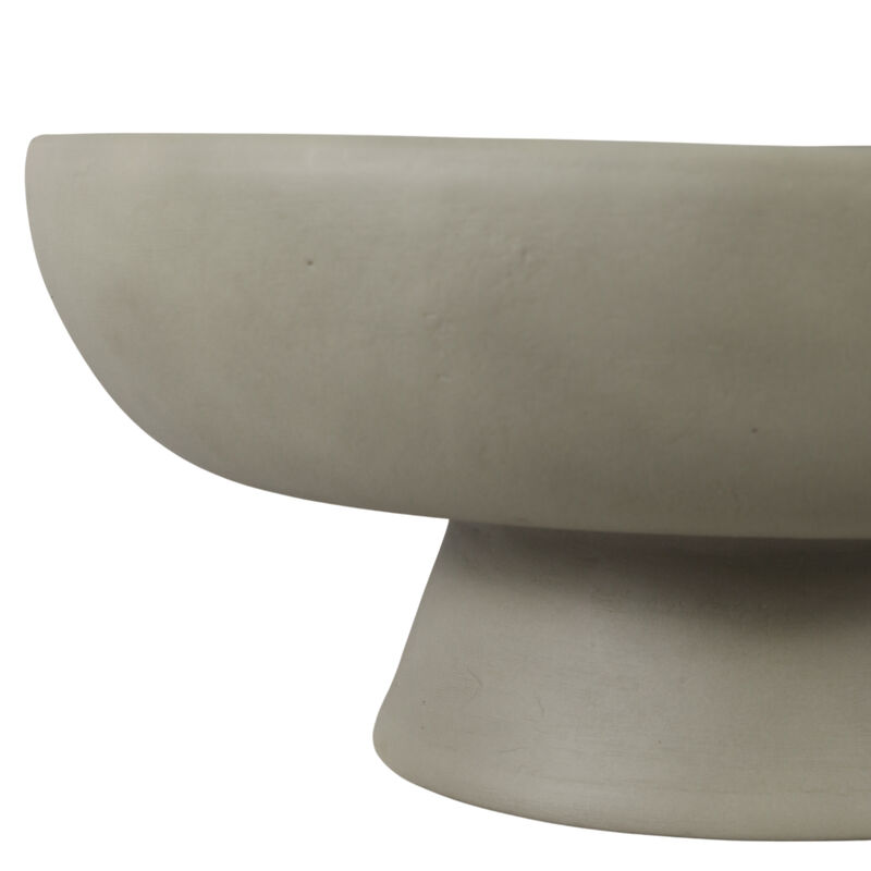 Terracotta Bowl On Pedestal image number 4