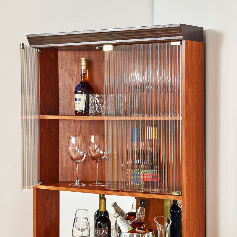 Fibner Wine RackDisplay Cabinet image number 7
