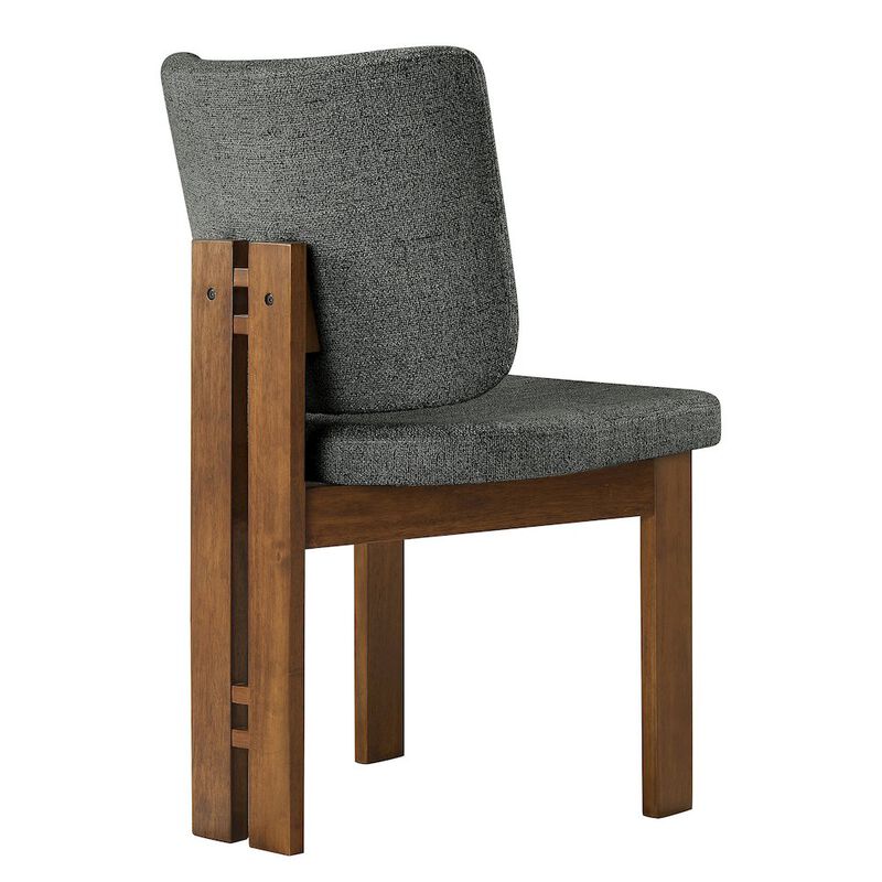 Alba Armless Upholstered Dining Chairs Set Of 2 image number 5