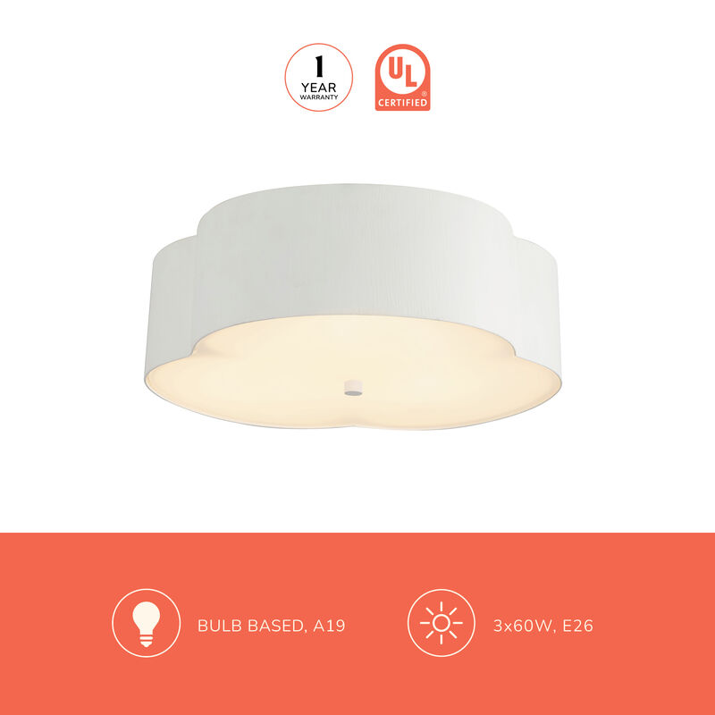 Adella 14 in Socket Flush Mount image number 6