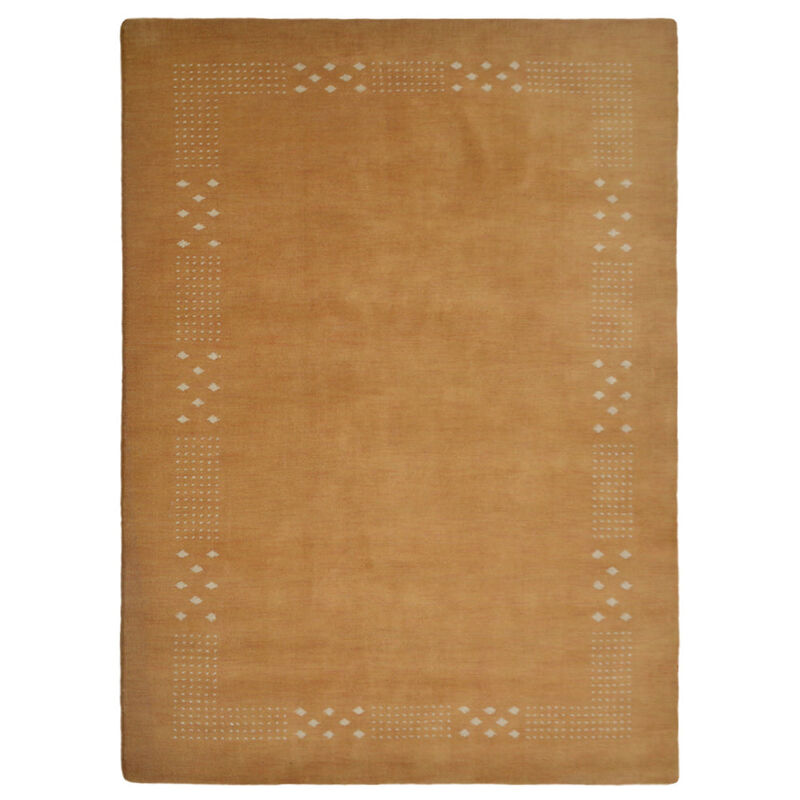 RUGSOTIC CARPETS HAND KNOTTED LOOM WOOL ECO-FRIENDLY AREA RUGS  - Contemporary Modern Design, High Pile Thick Handmade Anti Skid Rugs for Living Room (L00530) image number 0