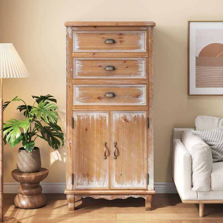 Gekske Wooden Storage Cabinet