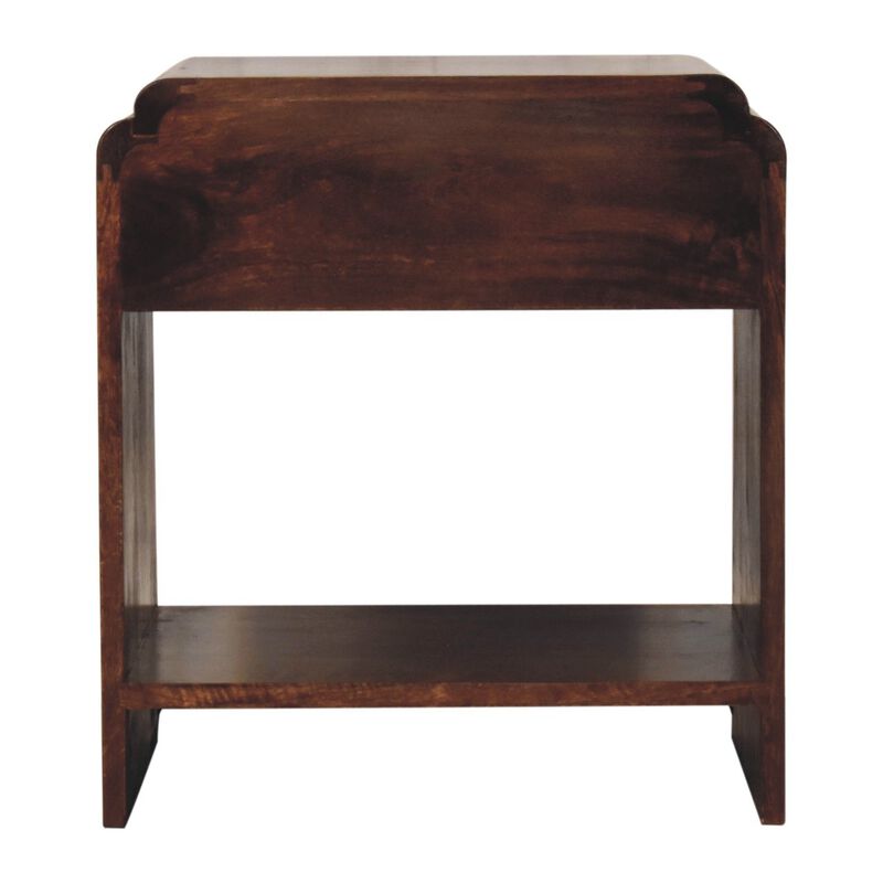 Artisan Furniture Solid Wood California Walnut Newton Bedside image number 9