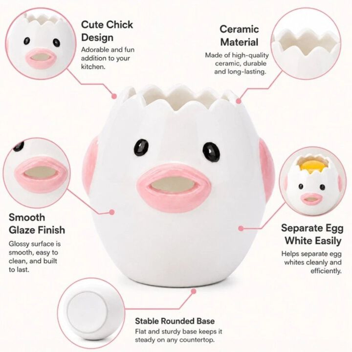 Ceramic Egg Yolk Separator