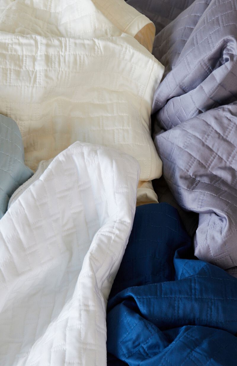 BedVoyage Luxury 100% viscose from Bamboo Quilted Brick Coverlet