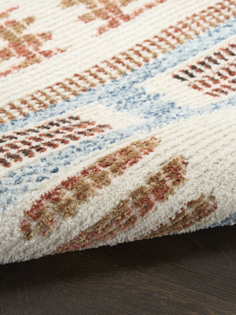 Nordic NRC16 Ivory/Rust 4' x 6' Rug