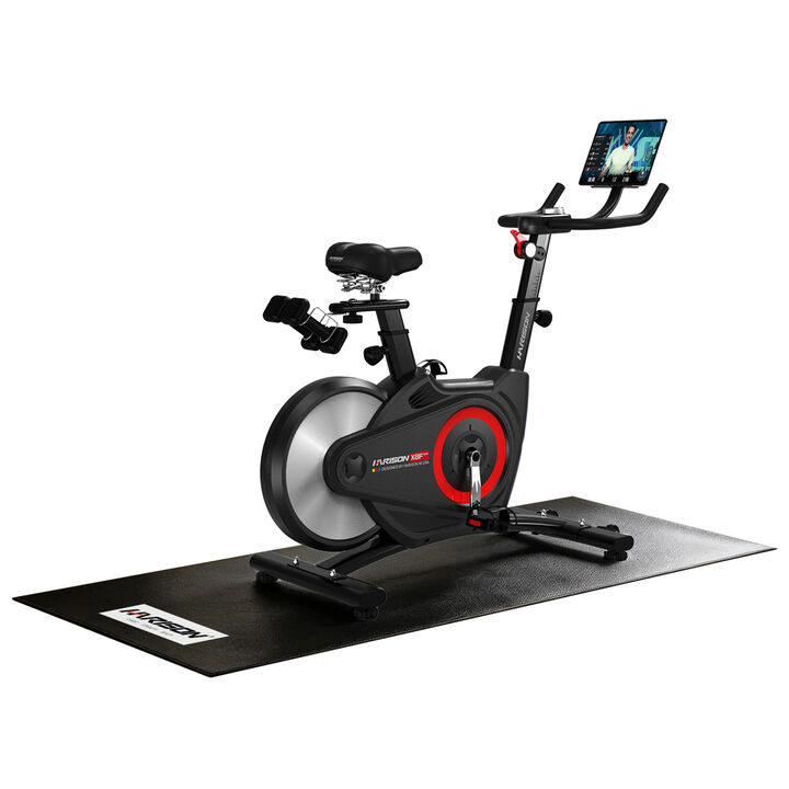 HARISON Elliptical Mat for Carpet & Hardwood Floors, 4.3mm Thickness, Compatible for Treadmills, Elliptical, Exercise Bikes, Stationary Cycles and Accessories (HR-001)