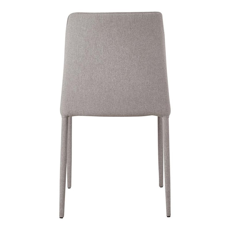 Moe’s Nora Fabric Dining Chair Light Grey - Set Of Two