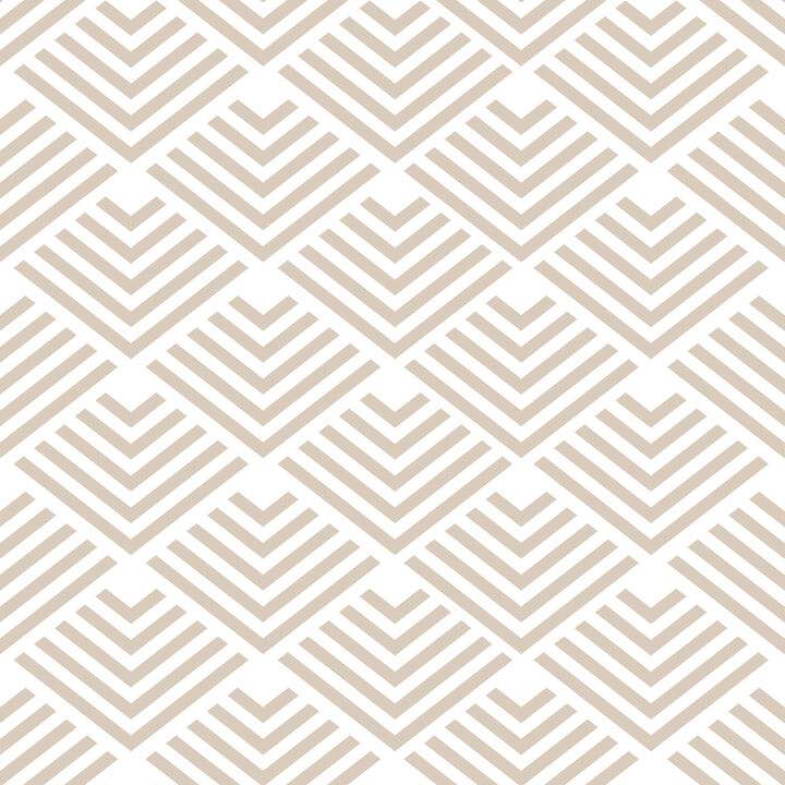Geometric Chevron Diamond Peel and Stick Wallpaper