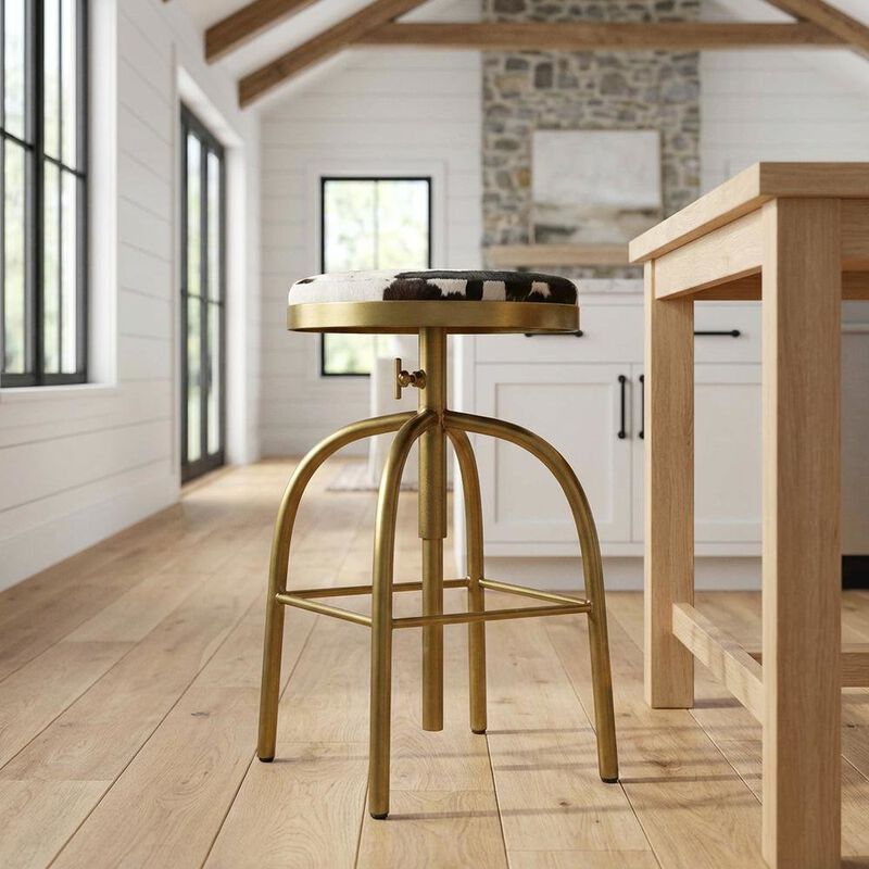 Starlight Canyon Home Swivel Adjustable Counter Stool, Industrial Round Bar Stool for Kitchen image number 1