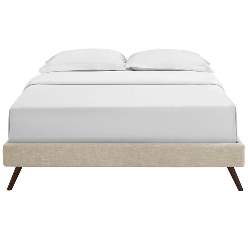 Modway - Loryn Full Fabric Bed Frame with Round Splayed Legs image number 4