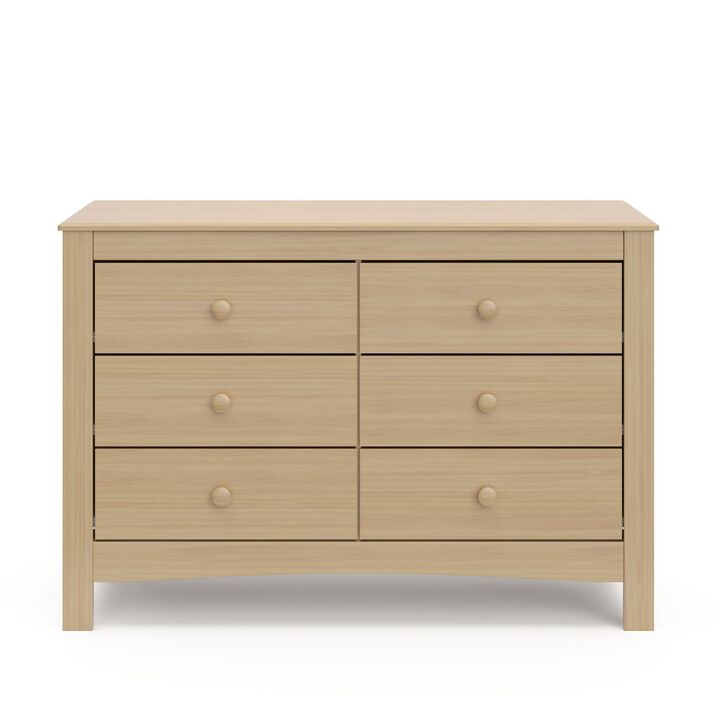 Graco Noah 6 Drawer Double Dresser - Driftwood