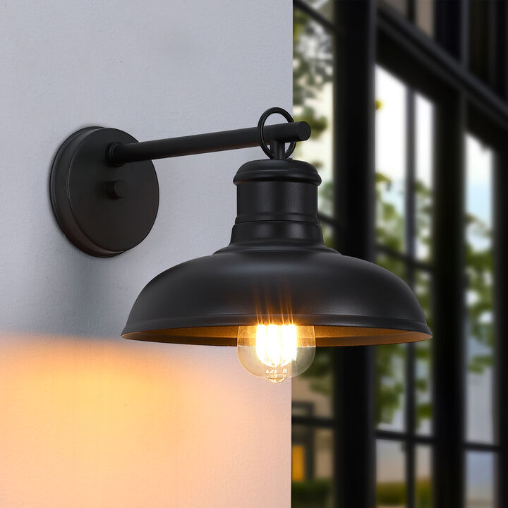 2-Pack 13.59" Farmhouse 1-Light Outdoor Wall Lights