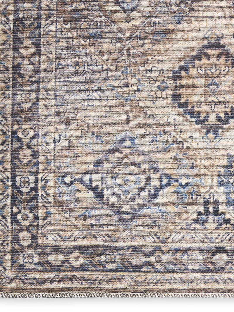 Machine Washable Series 1 SR103 Ivory 5'3" x 7'3" Rug image number 3