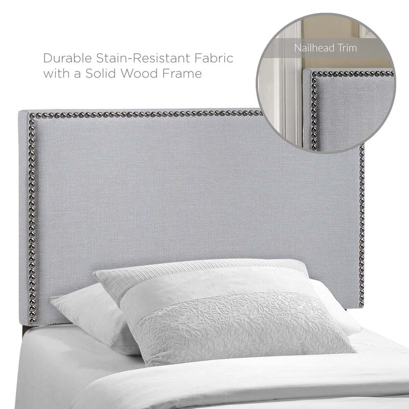 Modway - Region Nailhead Twin Upholstered Headboard image number 5