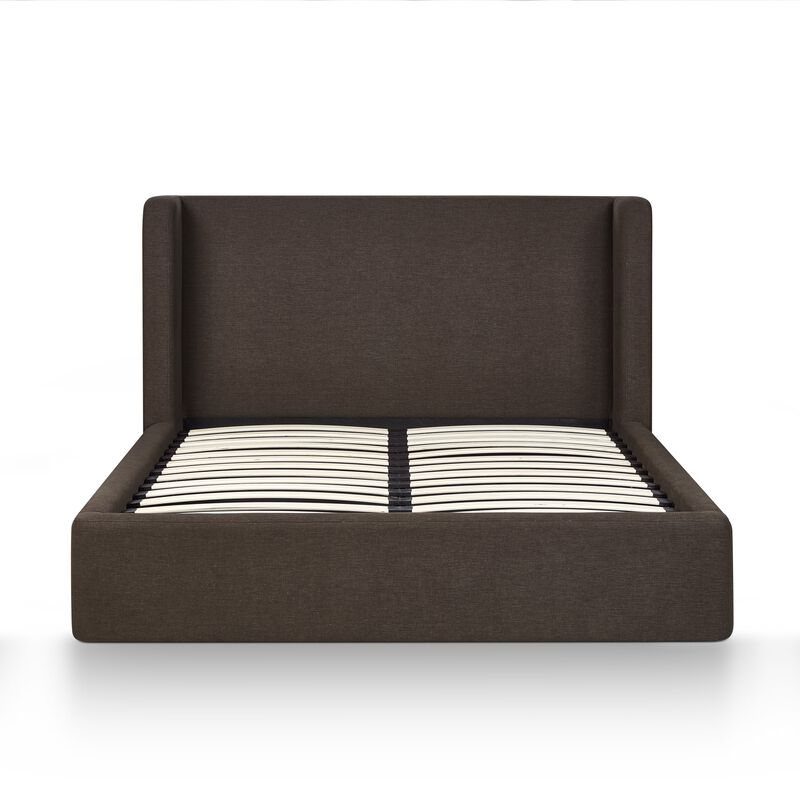 Harmony Tan Performance Chenille Queen Bed image number 1
