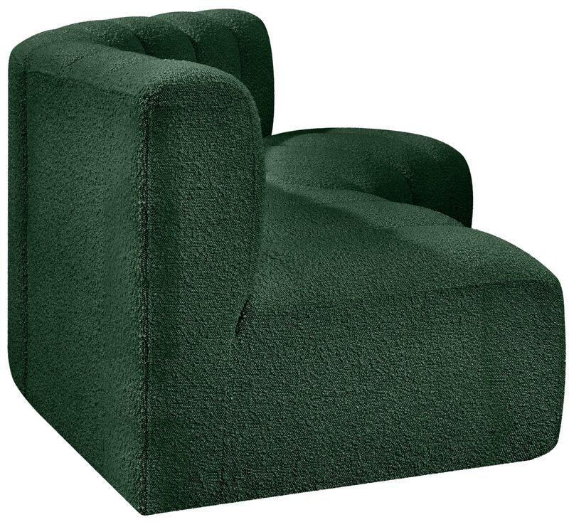 Meridian Furniture Arc Green Boucle Fabric Modular Sofa image number 5