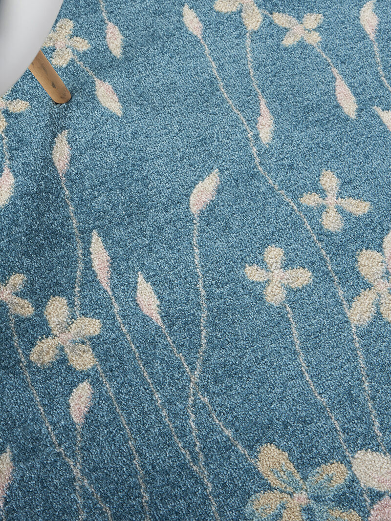 Tranquil TRA04 Turquoise 6' x 9' Rug