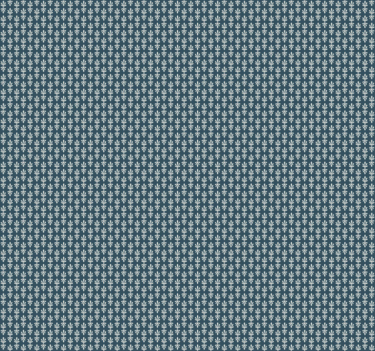Petal Teal & White Wallpaper