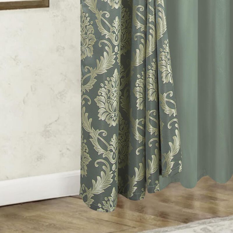 RT Designers Collection Stockton Premium Two Pack Double Curtain Panel