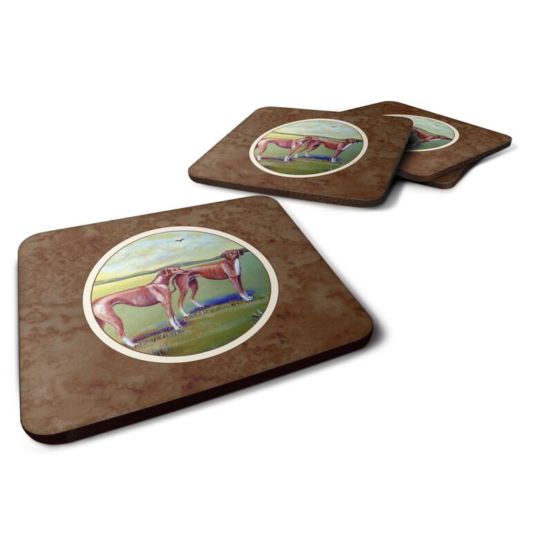 Caroline's Treasures 7001FC Azawakh Hound Foam Coasters (Set of 4), 3.5, Multicolor image number 0
