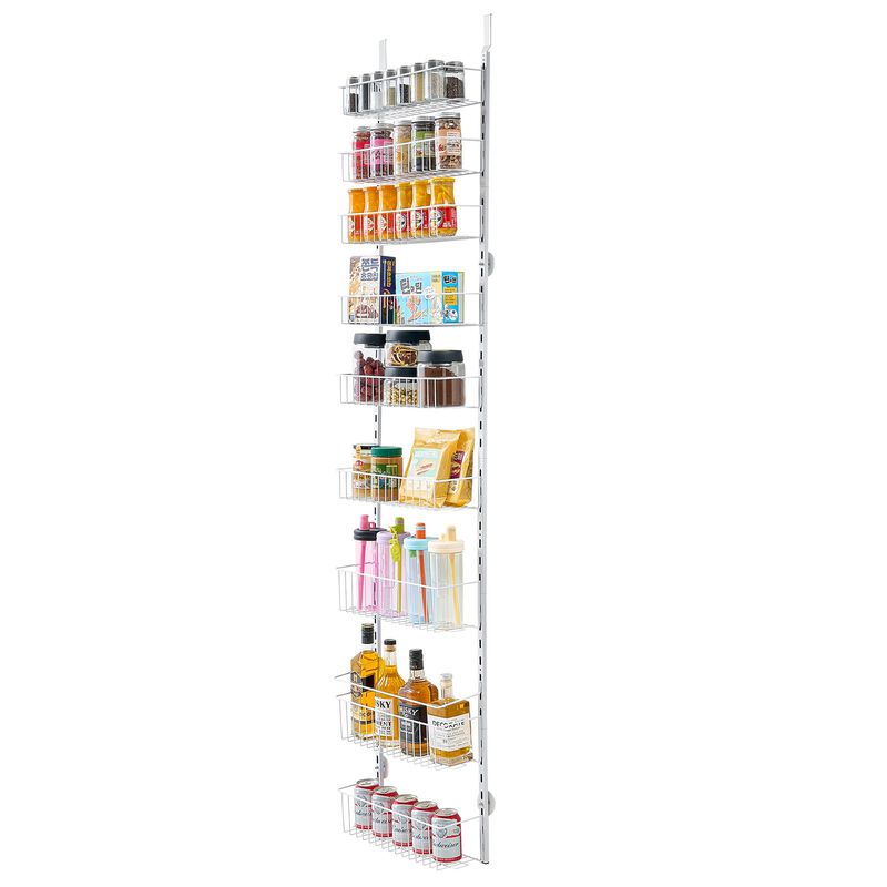 Over the Door Pantry Organizer &ndash; 9-Tier Adjustable Steel Rack for Kitchen Storage image number 9