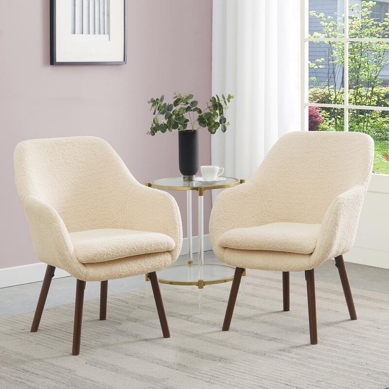Convenience Concepts Take a Seat Charlotte Sherpa Accent Chair