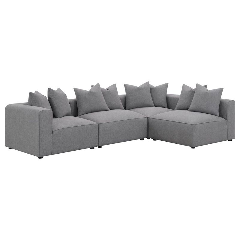 Coaster Co. of America Jennifer Upholstered Armless Chair Grey image number 4