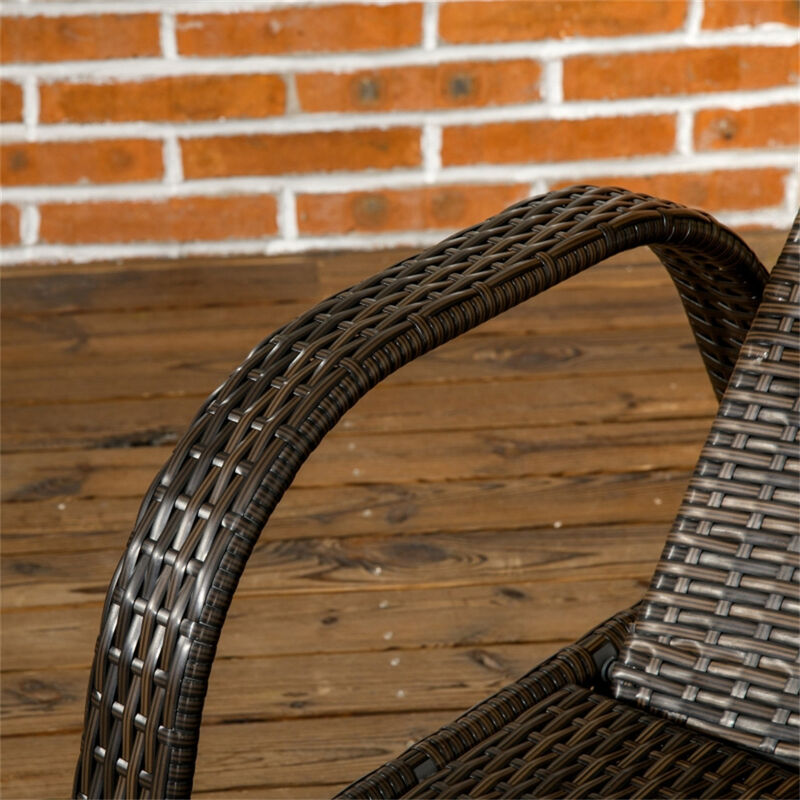 Folding Lounge Chair With Reclining Back Perfect For Outdoor Use image number 7