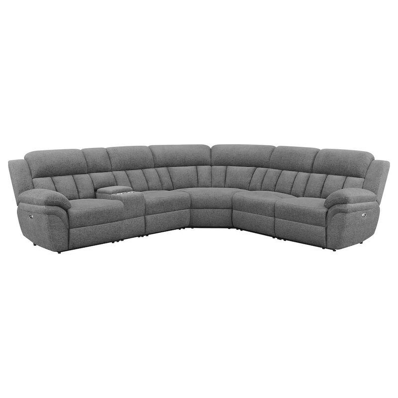 Coaster Co. of America Bahrain 6-piece Modular Power Reclining Sectional Charcoal image number 0