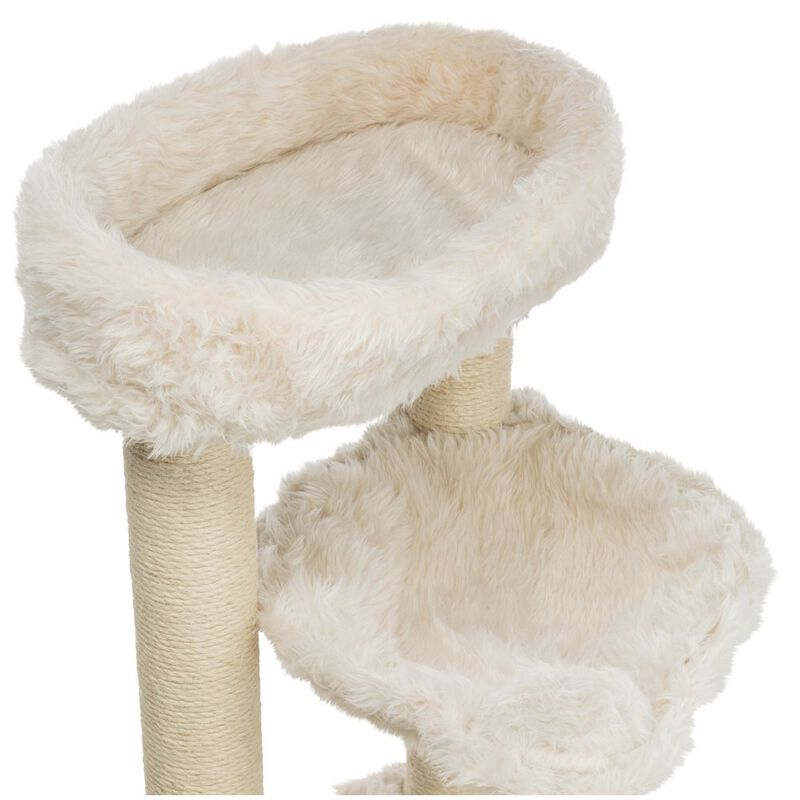 TRIXIE Baza Junior Jute & Plush 3-Level 39" Cat Tower, Scratching Posts and Condo image number 6