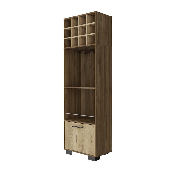 FM FURNITURE LLC Aubree Corner Bar Cabinet