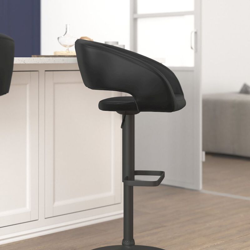 Flash Furniture Contemporary Adjustable Swivel Bar Stool image number 9