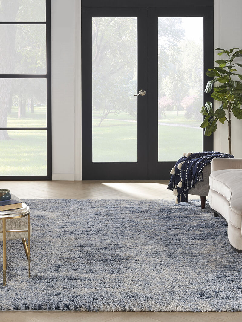 Dreamy Shag DRS06 Light Blue 9' x 12' Rug