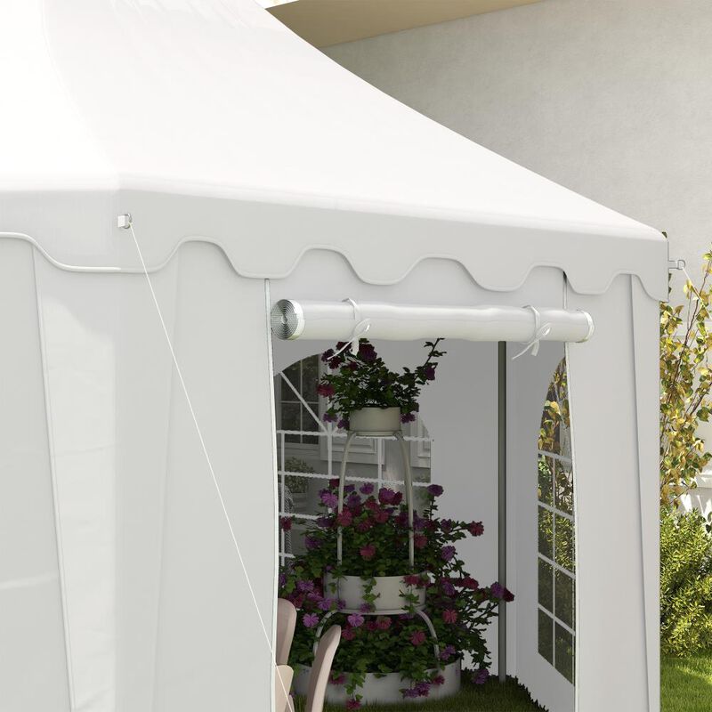 Hivvago Large Party Tent 22.3x16.4 with Carrying Bags for Events image number 7