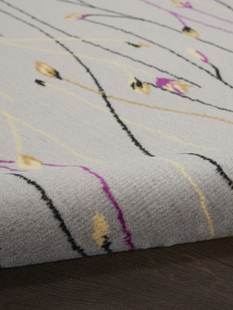 Grafix GRF15 Gray 5'3" x Round Rug