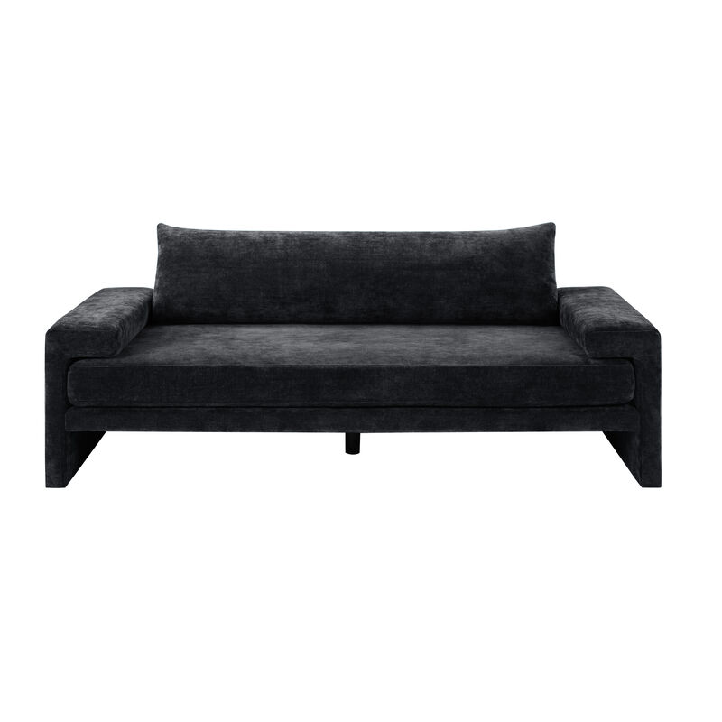 Merax Oversized Deep Seat Chenille 3-Seater Sofa with Wide Padded Armrests image number 0