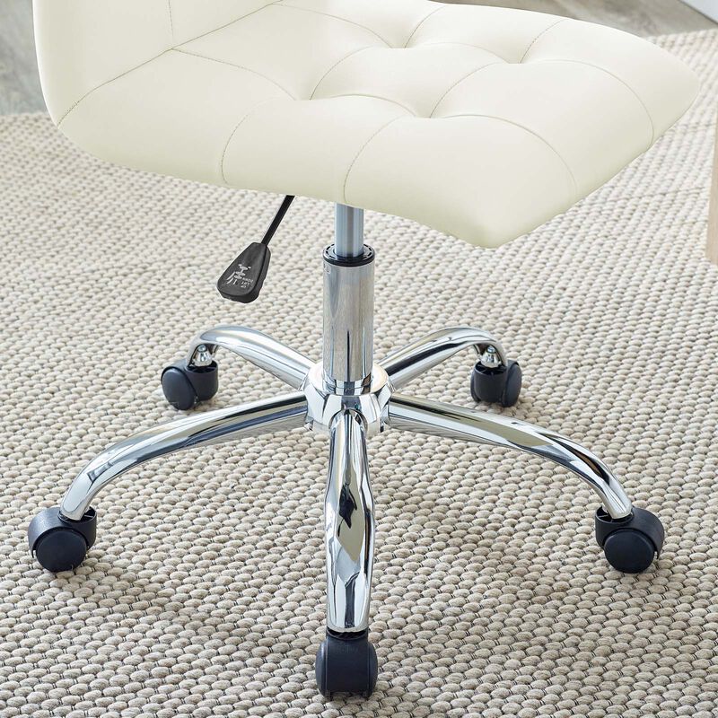Modway Furniture - Prim Armless Mid Back Office Chair Orange image number 7