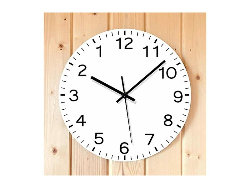 Run Backwards Arabia Anticlockwise Reverse Wall Clock 12 Inch Silent Acrylic image number 3