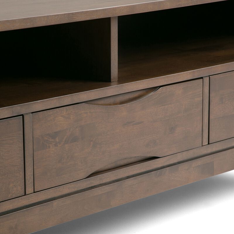 Lexdup Solid Wood TV Stand image number 4