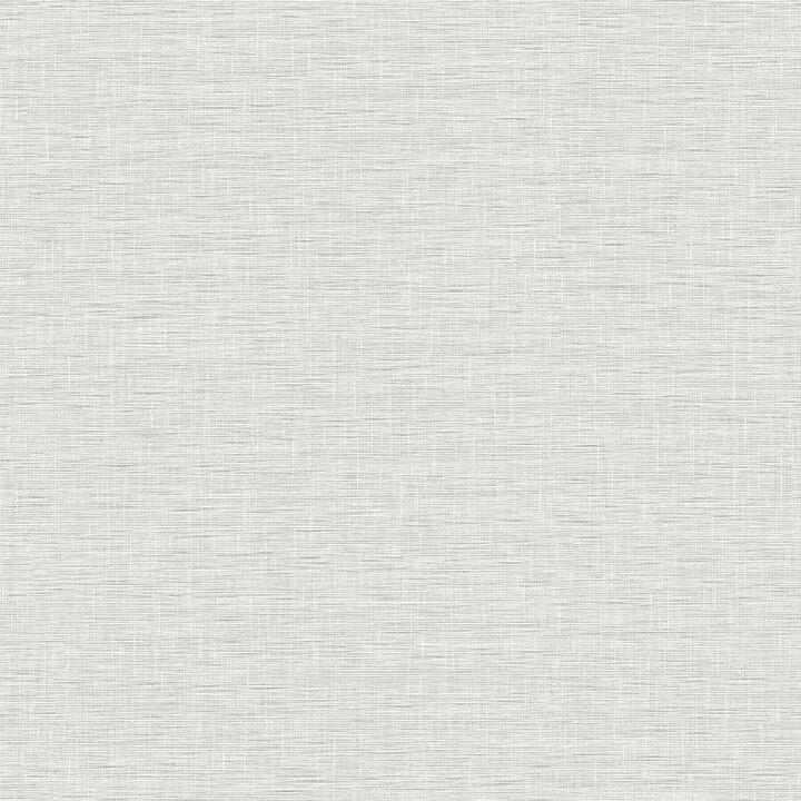 Silk Linen Weave Grey Wallpaper