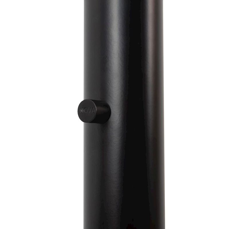 NOVA OF CALIFORNIA Amarillo 3 Light Arc Floor Lamp - Matte Black