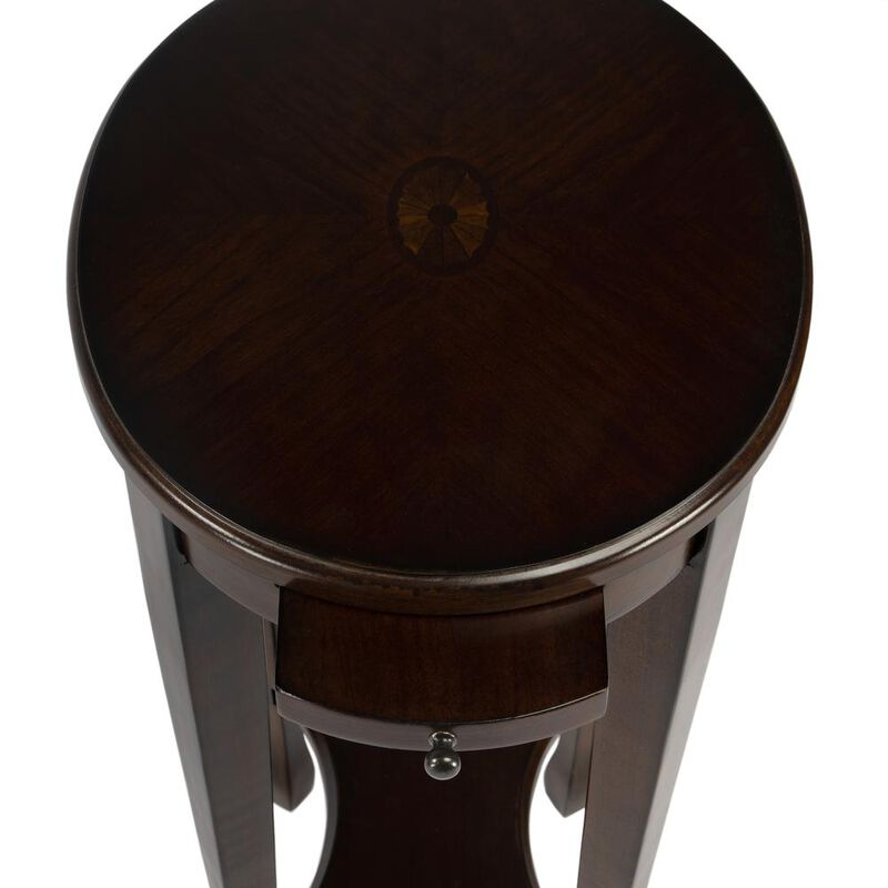 Butler Specialty Company Arielle Side Table, Dark Brown