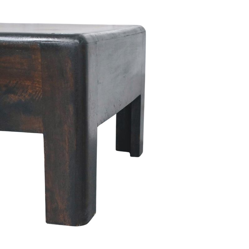 Artisan Furniture Solid Wood Velvet Mocha Block Coffee Table , Brown image number 7