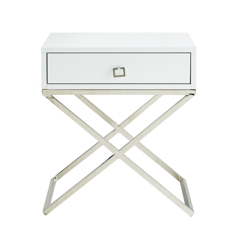 Inspired Home Cassie  Side Table/Accent Table/Nightstand image number 2