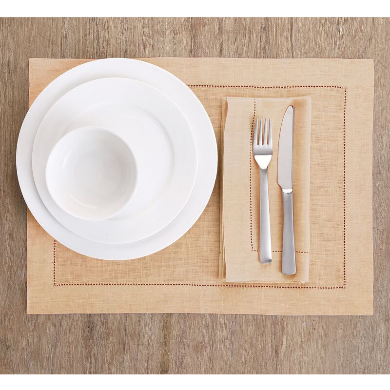 Linen Placemats - Classic Hemstitch