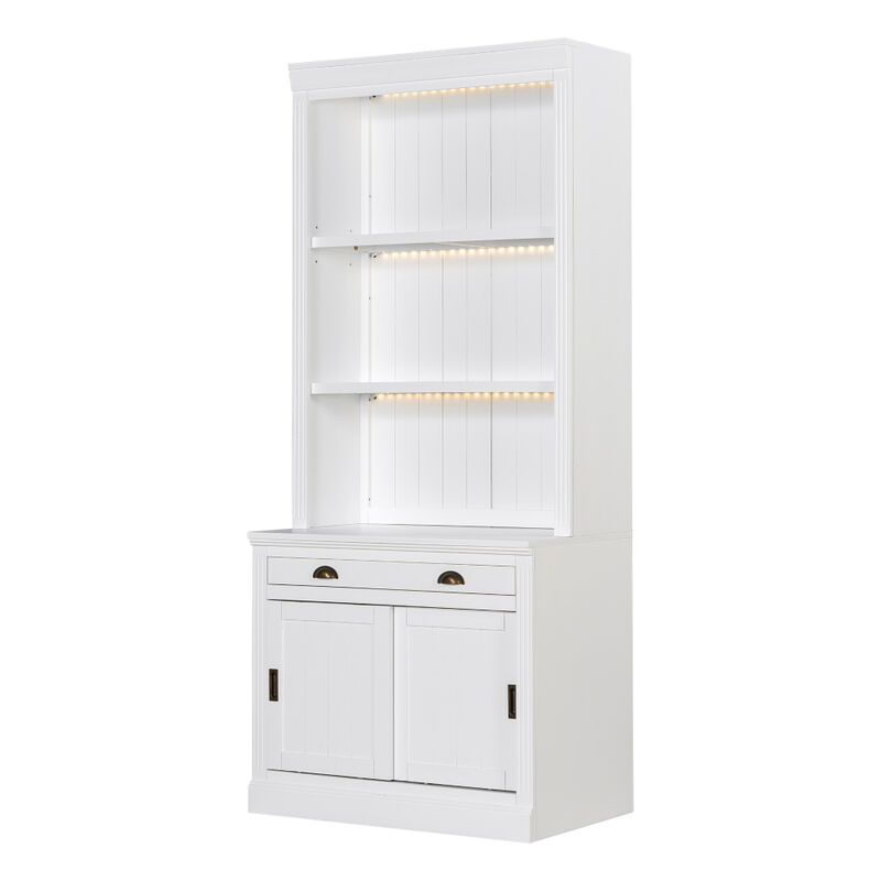 Pulvop LED-Lit Bookcase image number 8
